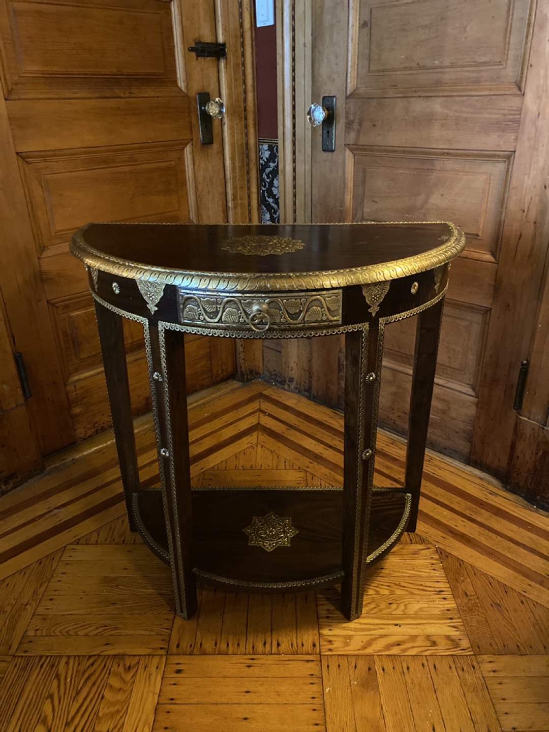 Half-Moon Entryway Table