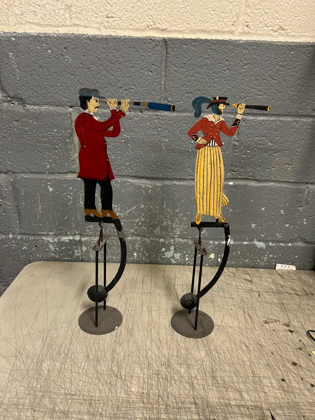Vintage Metal Binocular People Decor thumbnail