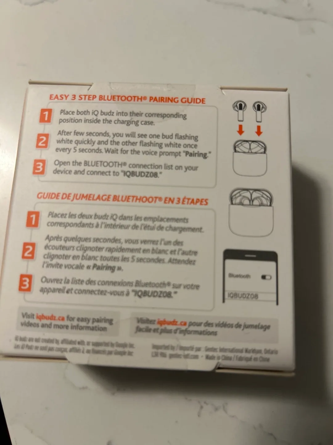 New iQ Budz Micro True Wireless Earbuds image indicator(2)