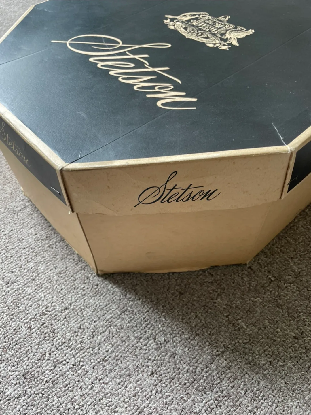 Stetson Black Fedora Hat - Size 7 3/8 image indicator(3)