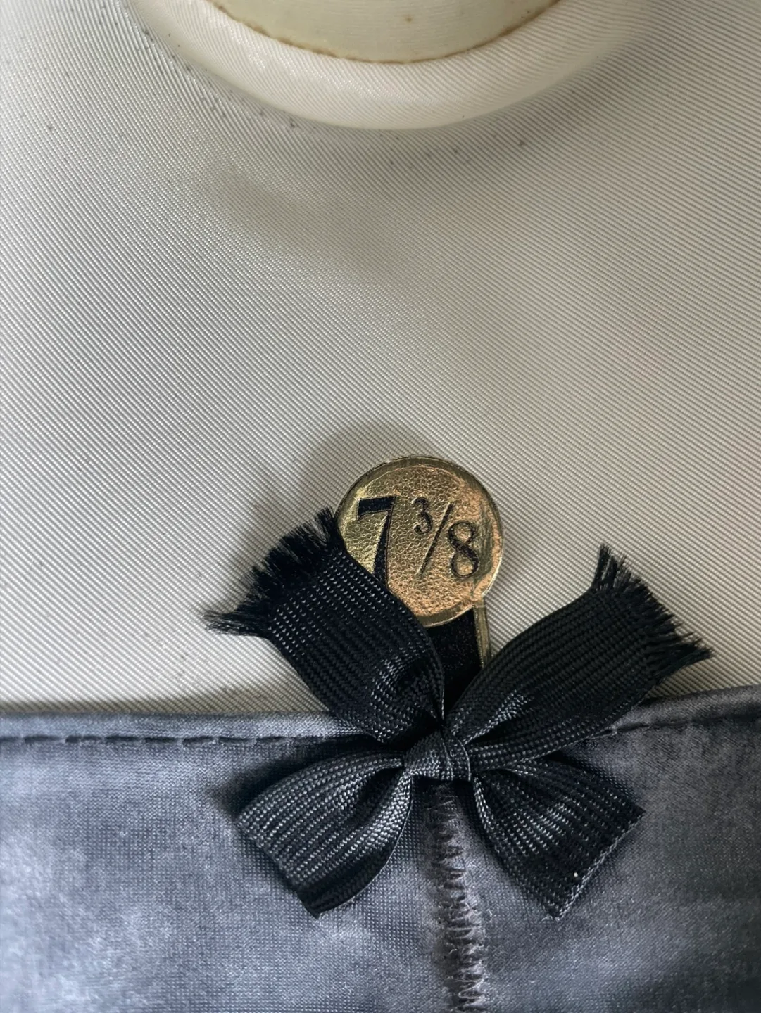 Stetson Black Fedora Hat - Size 7 3/8 image indicator(6)