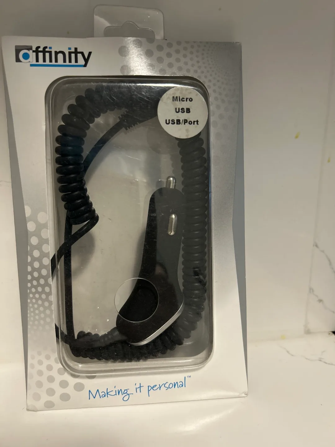 Affinity Micro USB Car Charger - New in Box! thumbnail