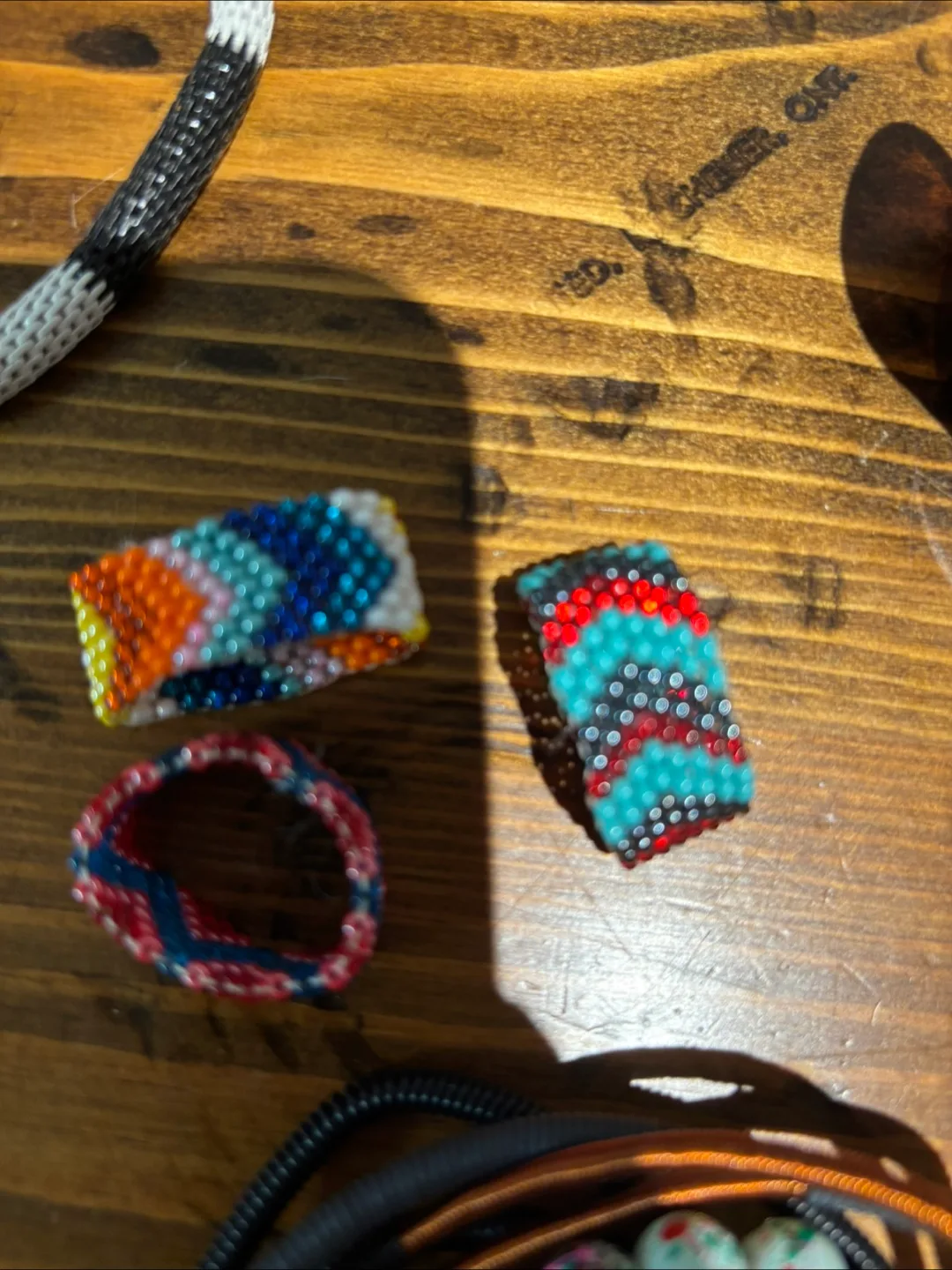 Assorted beaded bracelets and necklace image indicator(5)