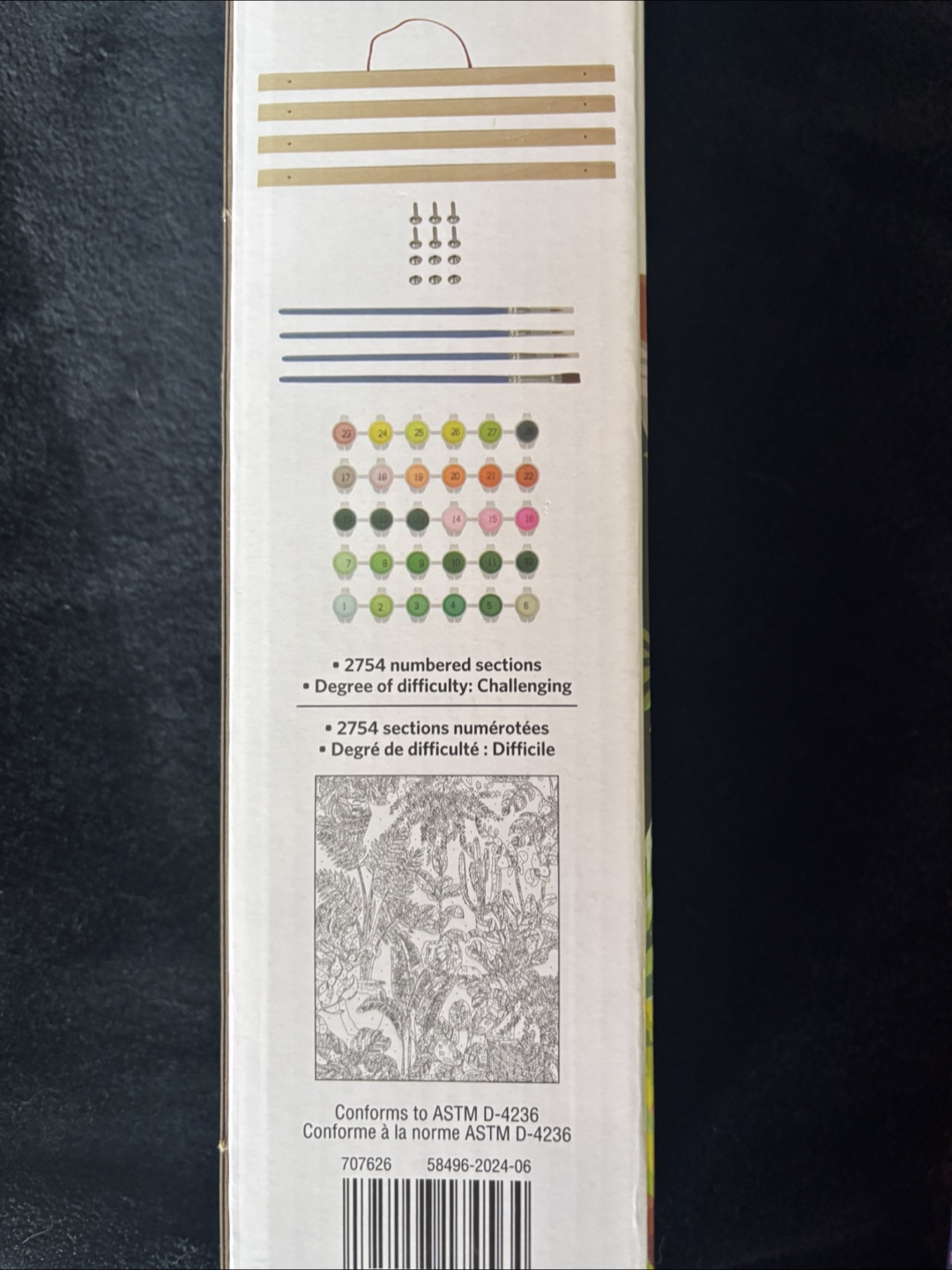 Artist's Loft Paint-by-Number Kit - Tropical Plants - photo 5