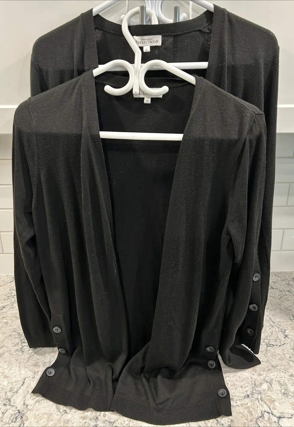 Women’s Light Weight Black Sweater/Cardigan thumbnail