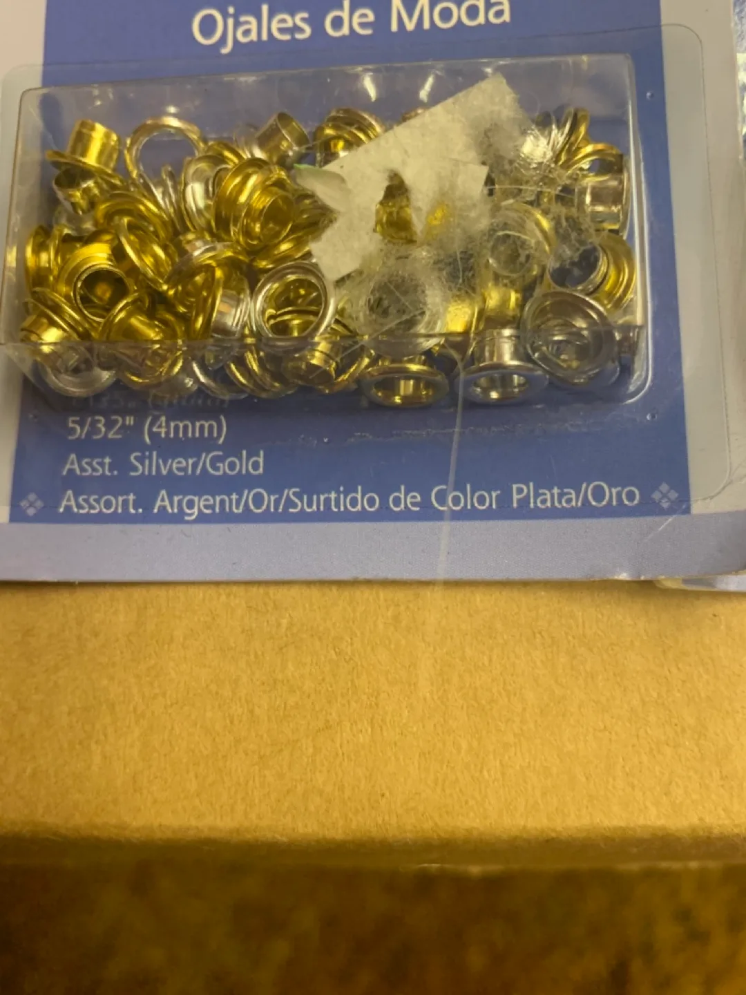 PRYM Sewing 40 Fashion Eyelets - Silver/Gold image indicator(2)