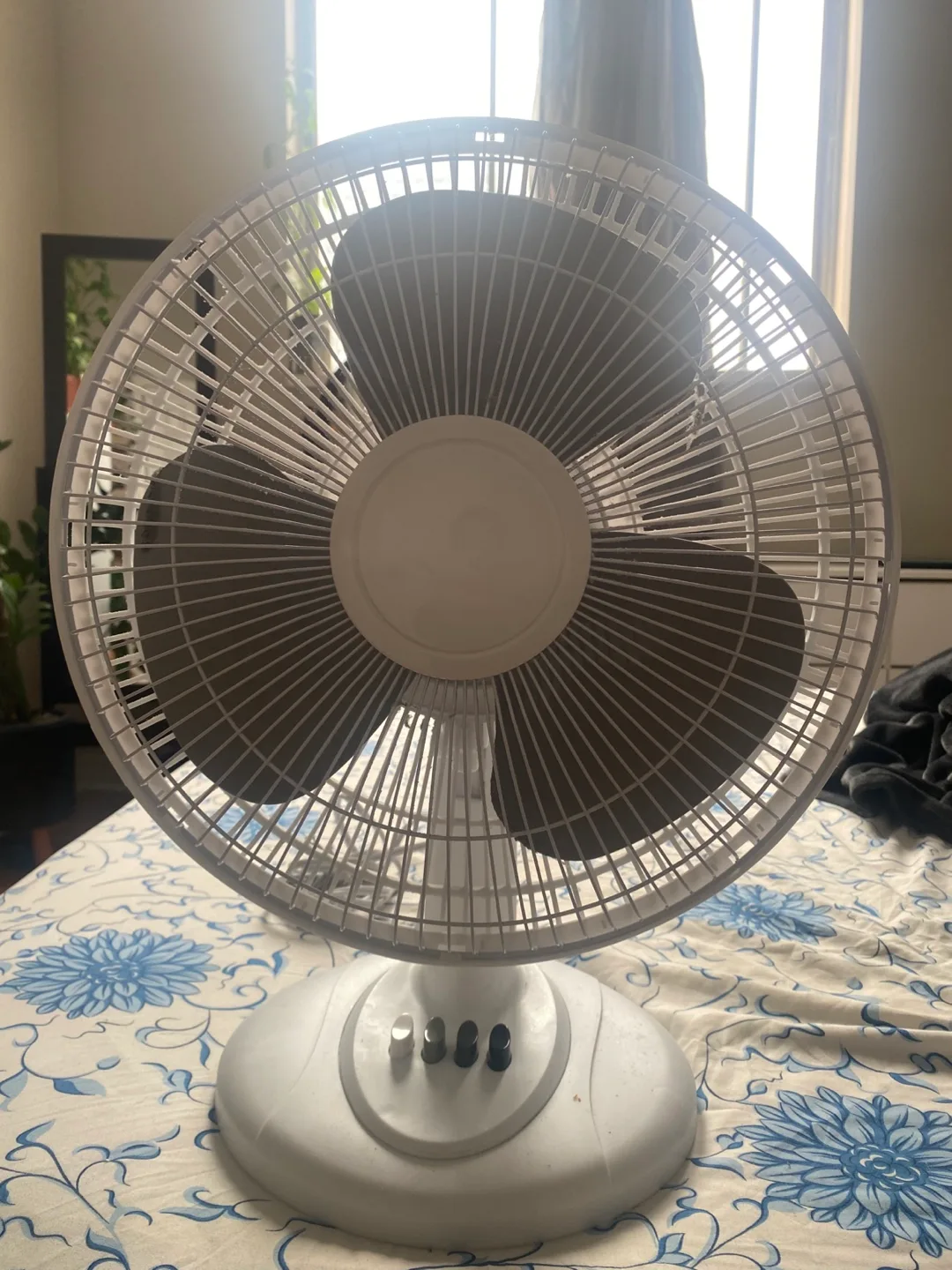 White Table Fan thumbnail