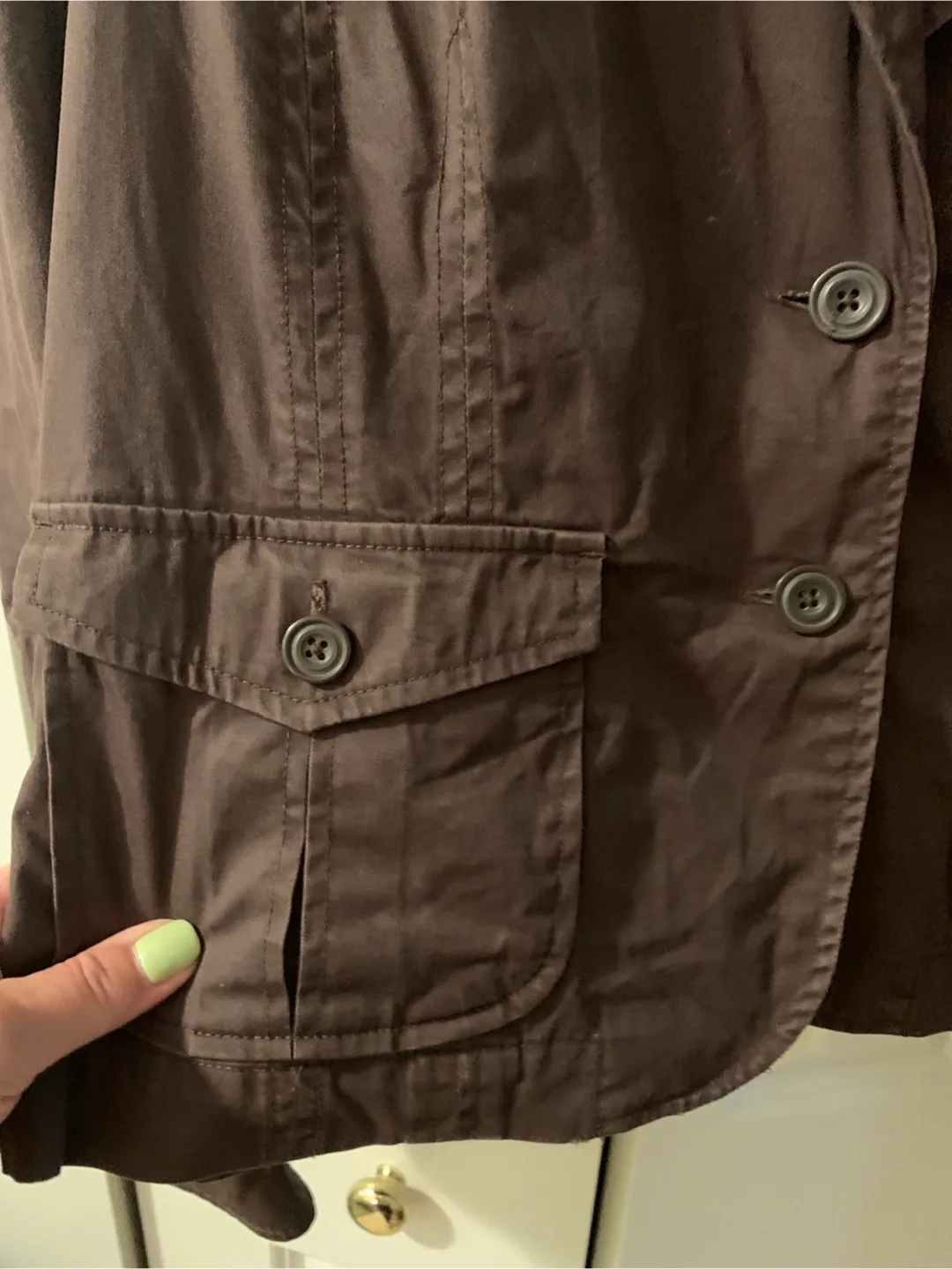 Reitmans Brown Jacket - Size L image indicator(4)