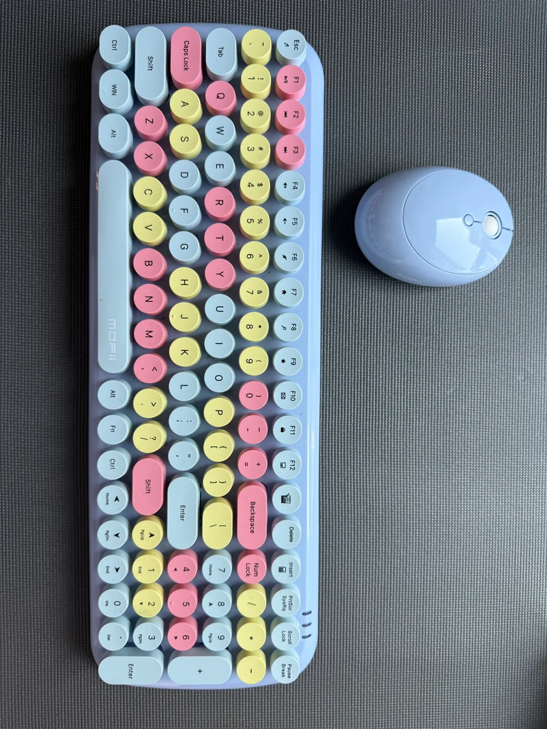 MOFII Candy BT Wireless Keyboard & Mouse - Pastel thumbnail