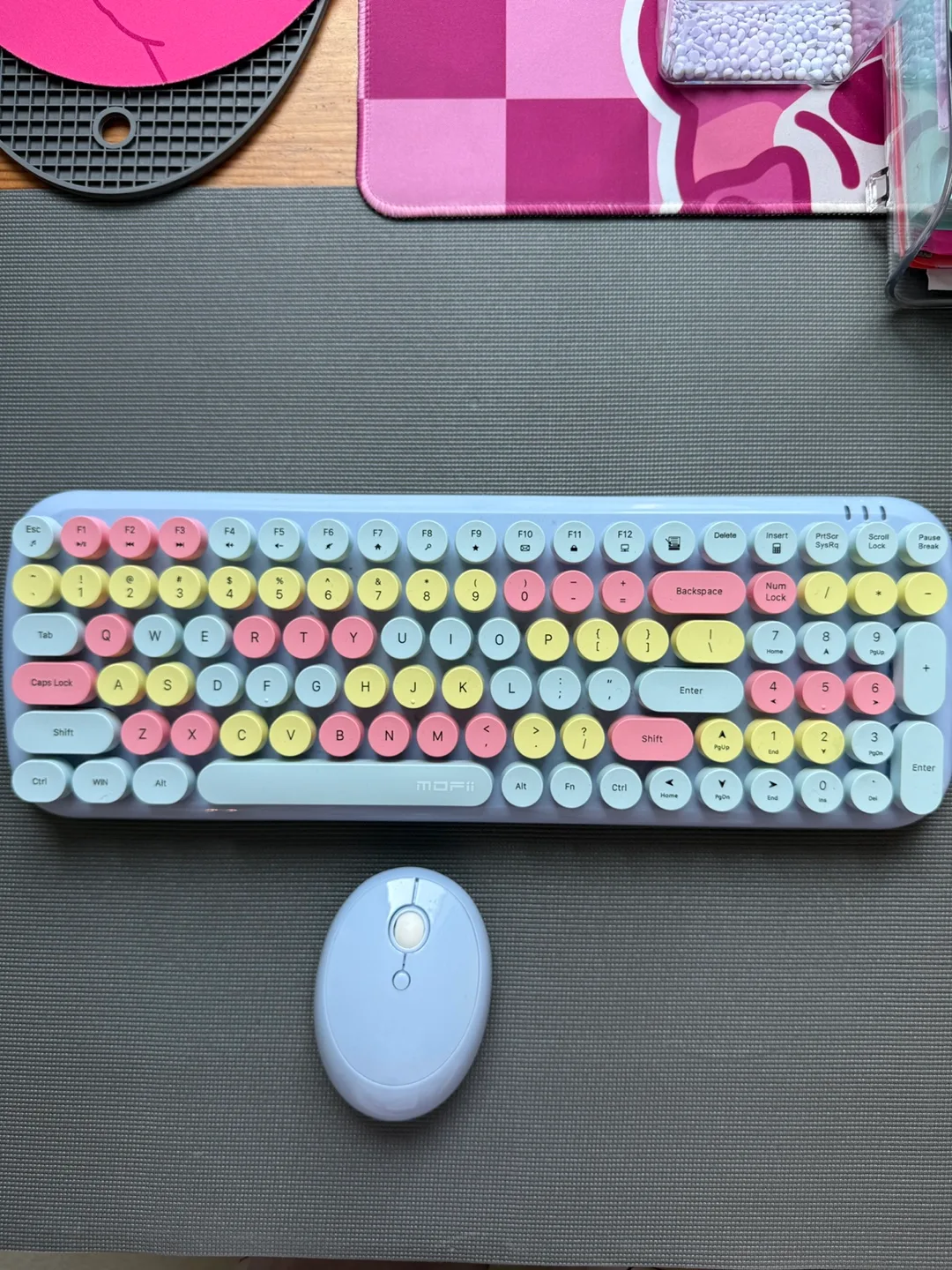 MOFII Candy BT Wireless Keyboard & Mouse - Pastel image indicator(3)