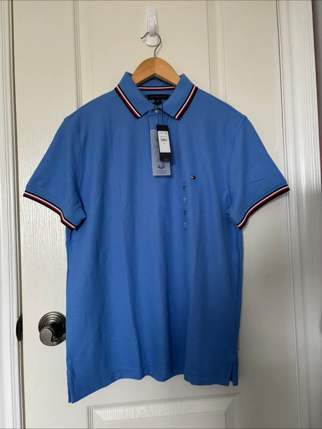 Tommy Hilfiger Blue Polo Shirt, Size M thumbnail