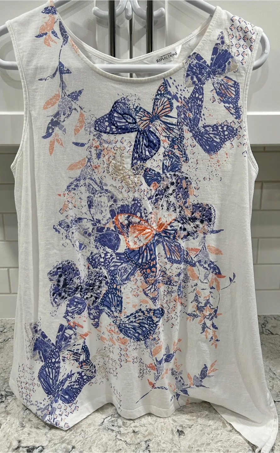 Women’s Butterfly Patterned Tank Tops  (Northern Reflections) thumbnail