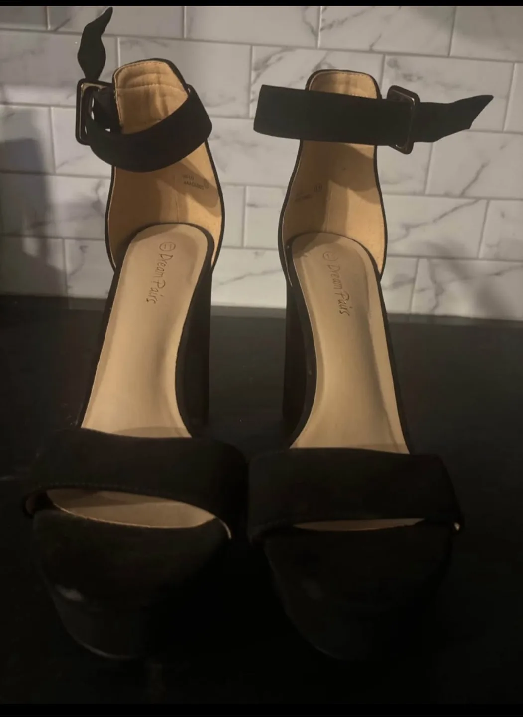 Dream Pairs Black Heels - Size 11 thumbnail