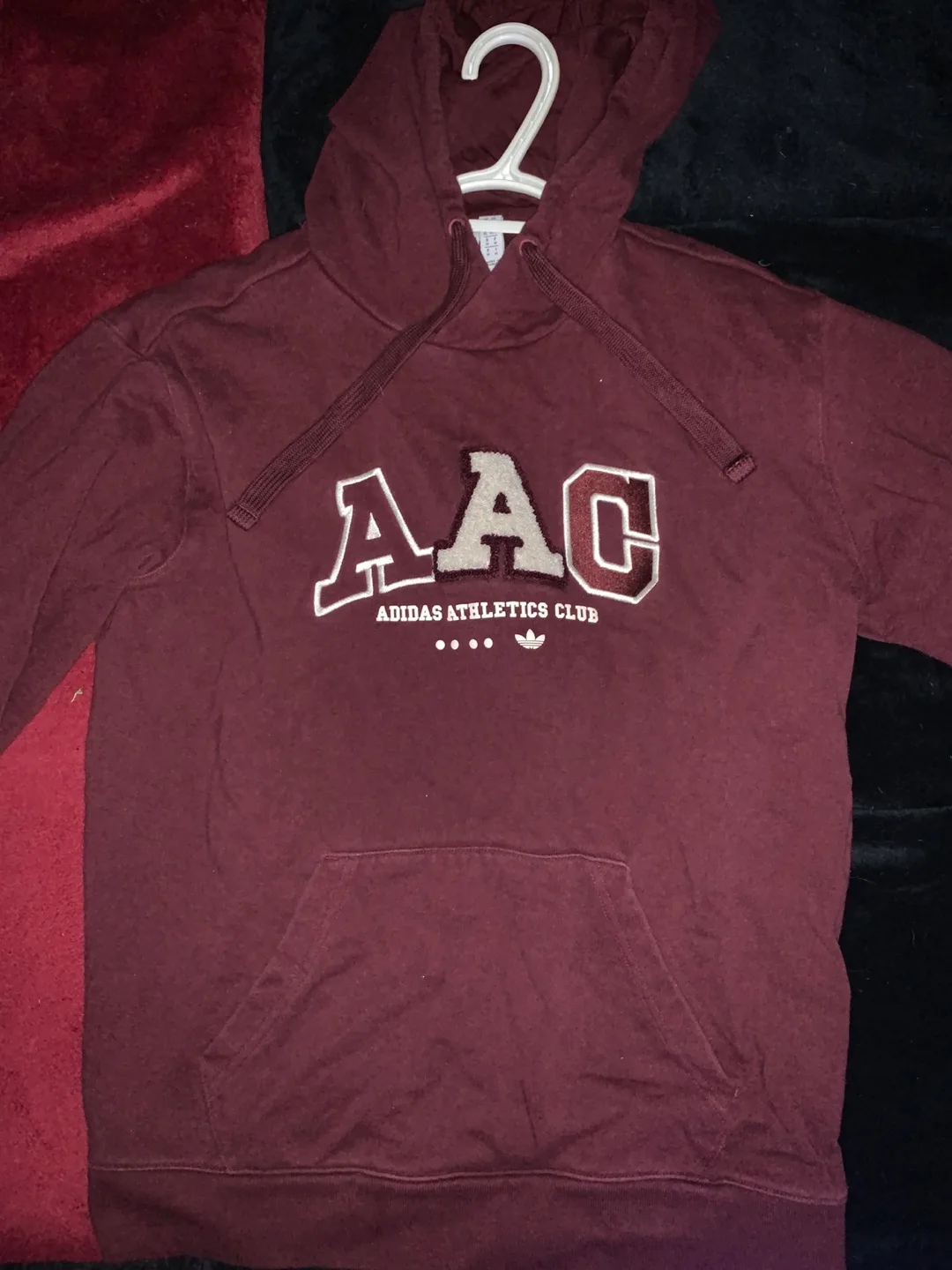 Adidas Athletics Club Burgundy Hoodie thumbnail