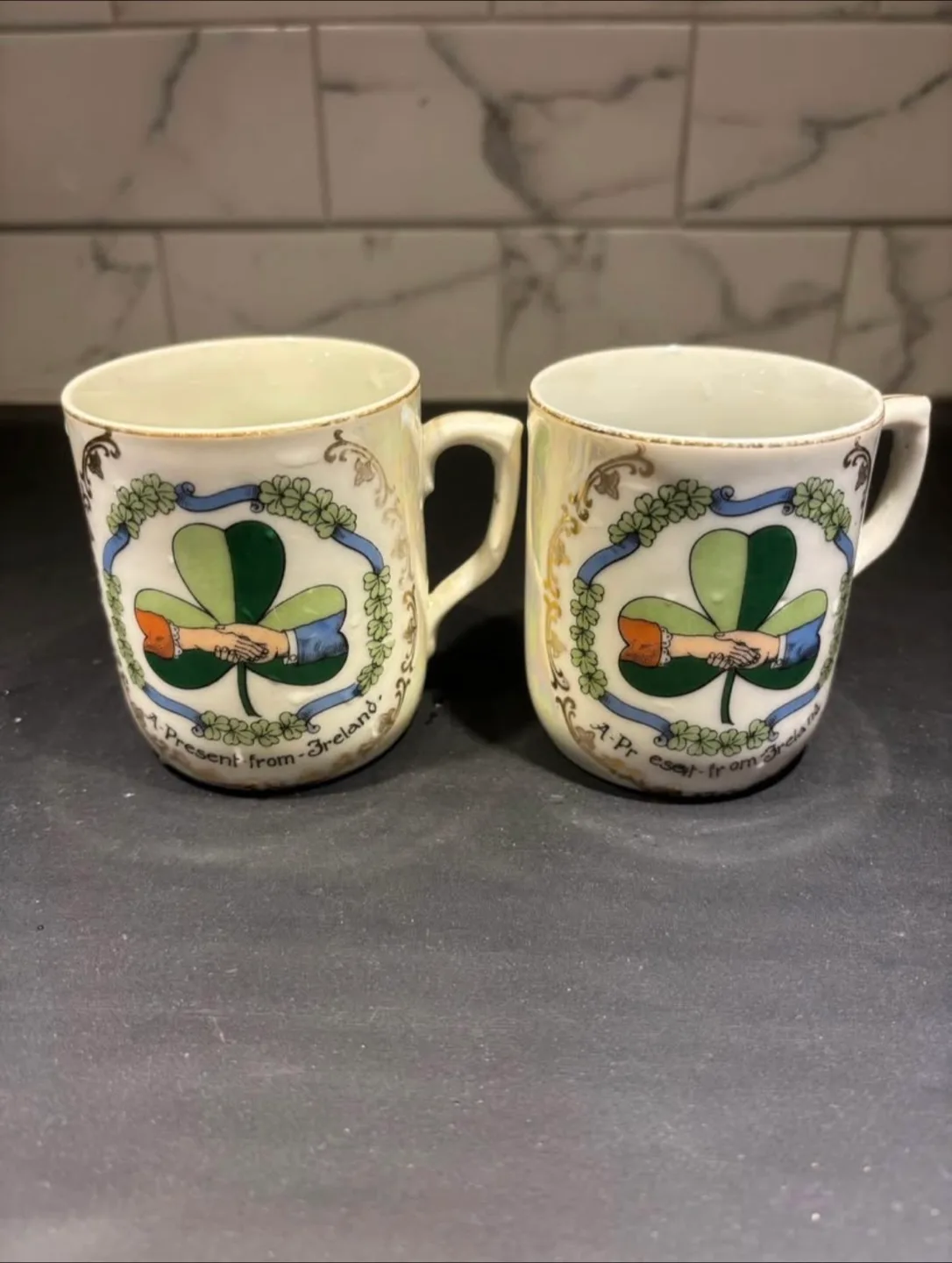 Vintage Irish Coffee Mugs - Set of 2 thumbnail