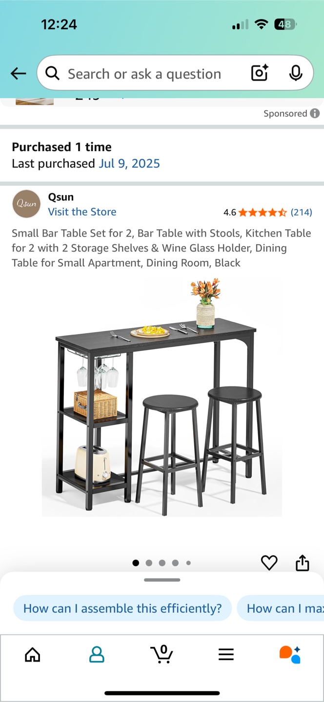 BLACK STOOLS ONLY