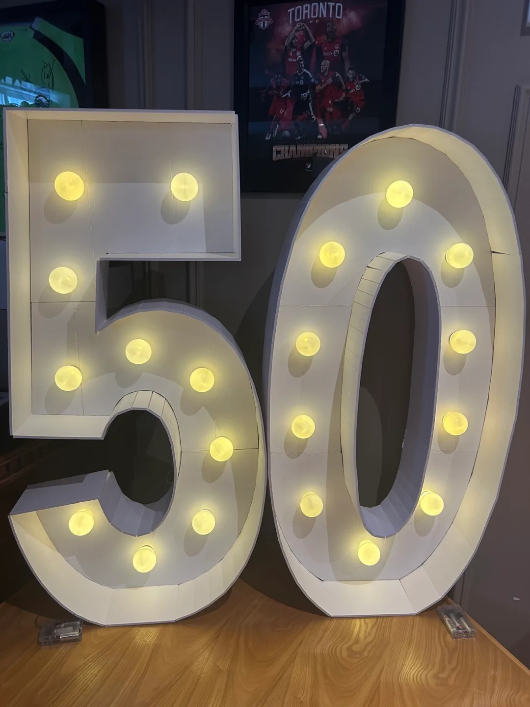 Light Up Number 50 - Party Decor thumbnail
