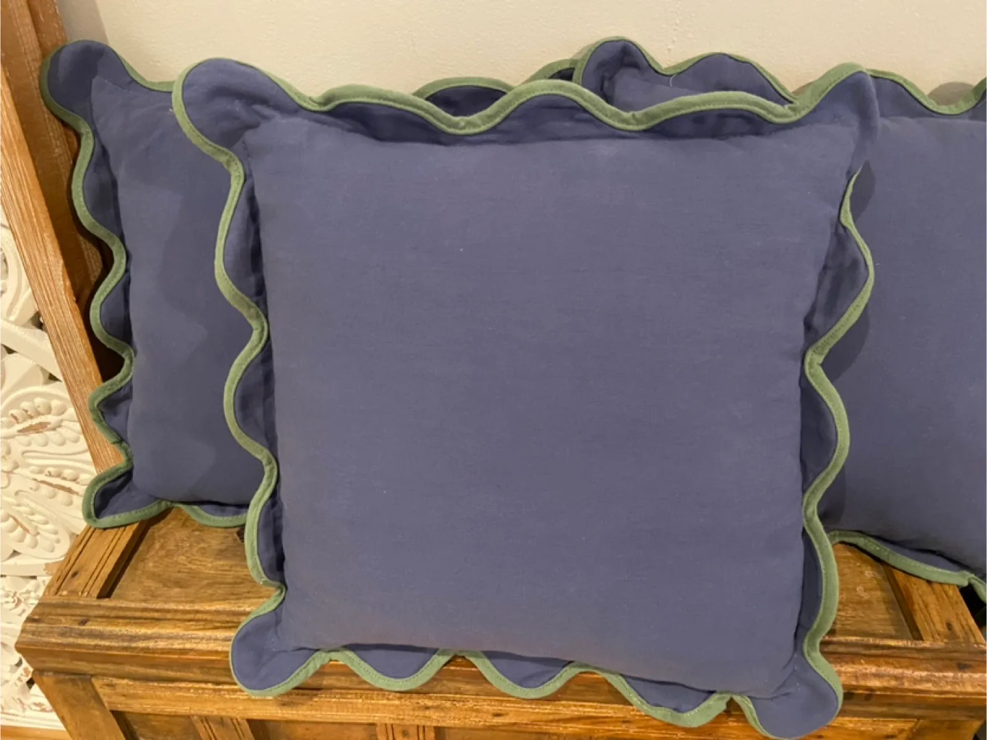 New Square Ruffle Throw Pillow 5 Available thumbnail
