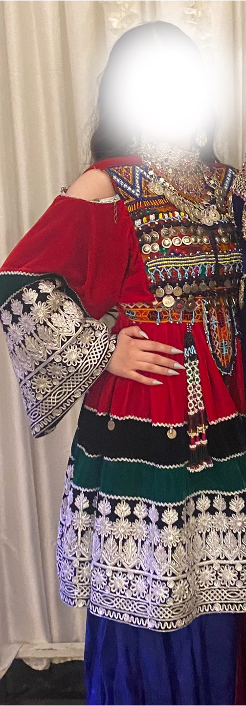 Stunning Hand-Embroidered Pashtun Dress - photo 3