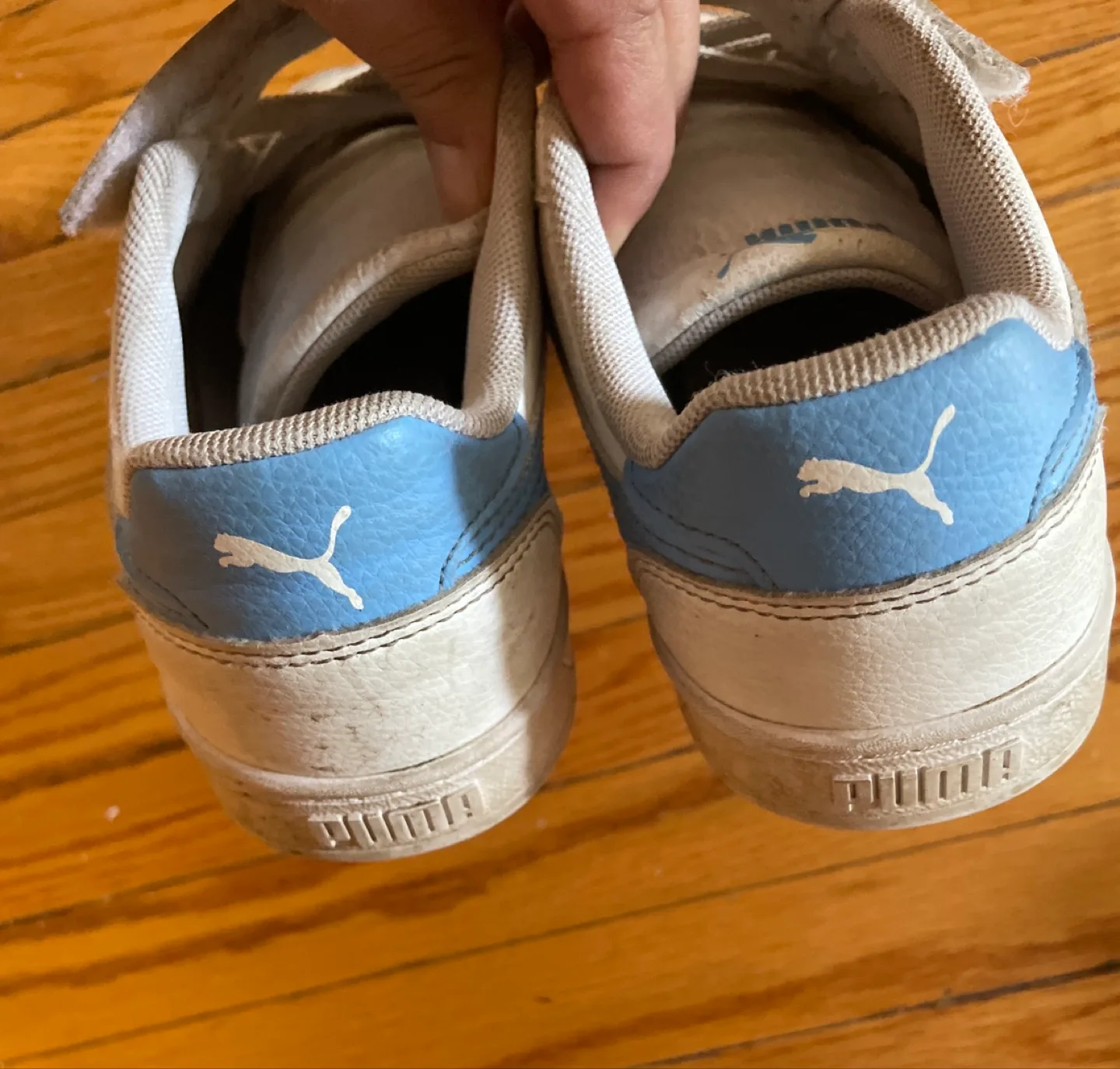 Kids Puma kids White & Blue Sneakers image indicator(4)