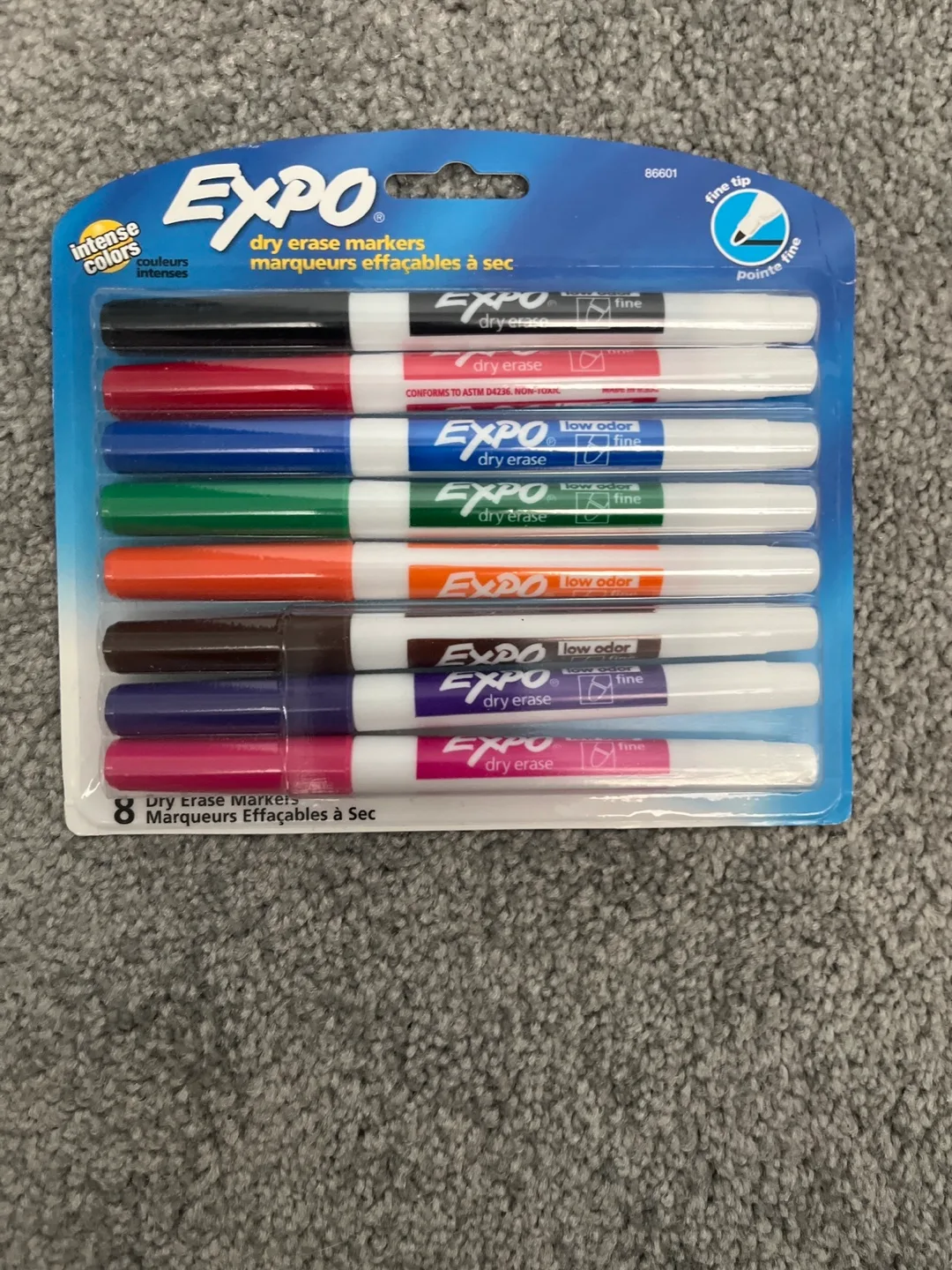 EXPO Dry Erase Markers, 8 Pack, Fine Tip thumbnail