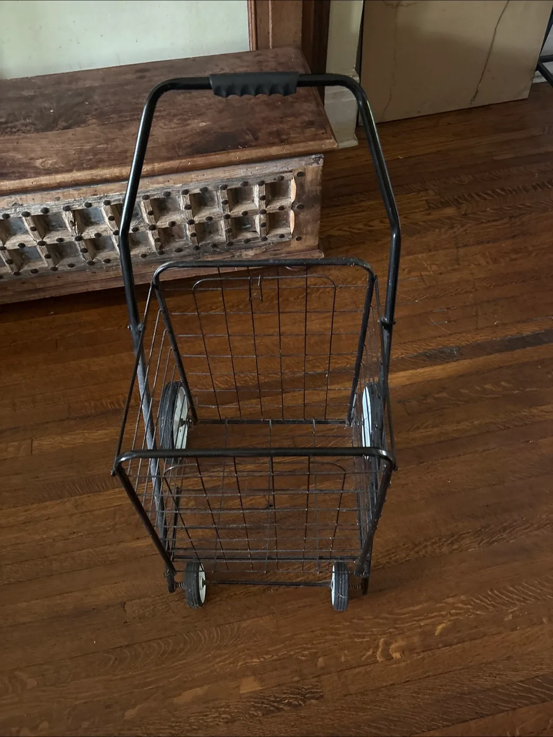 Folding Shopping Cart - Black thumbnail