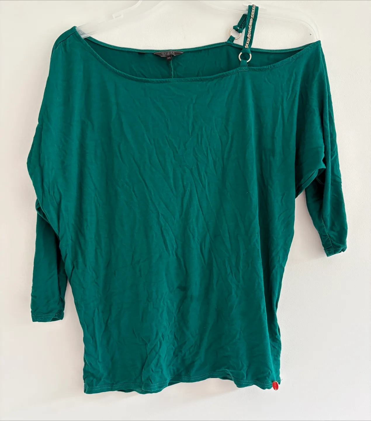 Gorgeous Guess XS Green Top! thumbnail