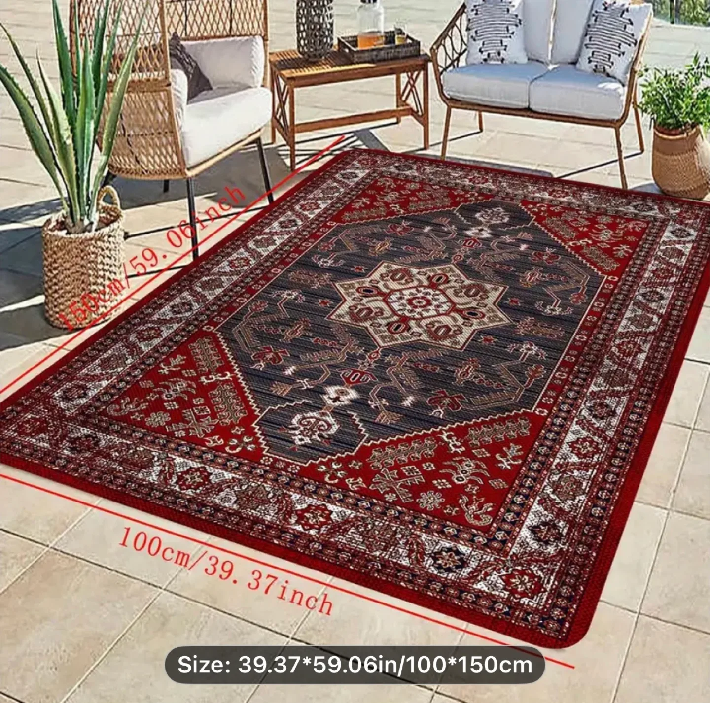 Area Rug 39.37 x 59.06 in / 100 x 150 cm thumbnail