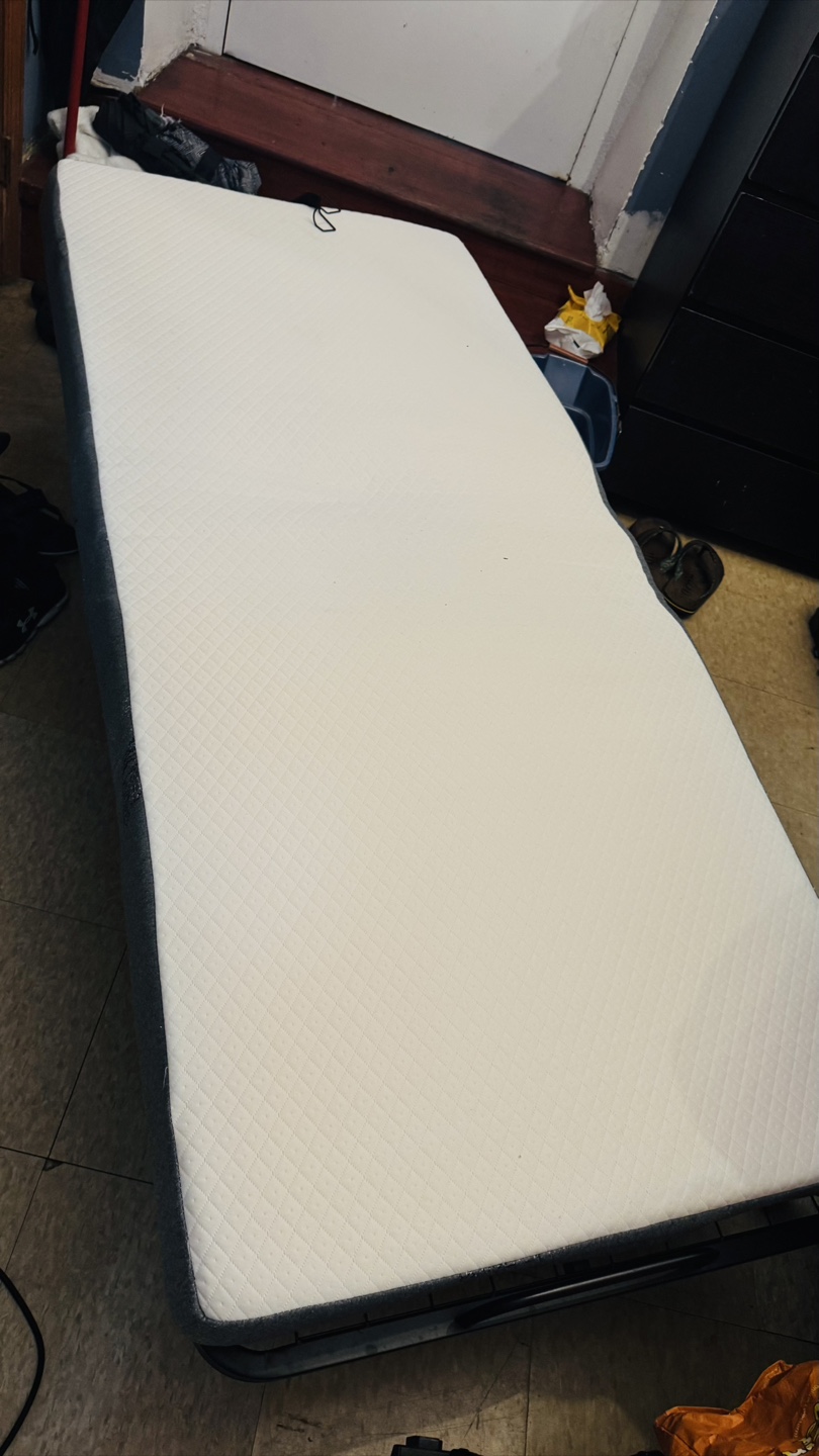 Folding Bed Frame with Mattress - photo 2
