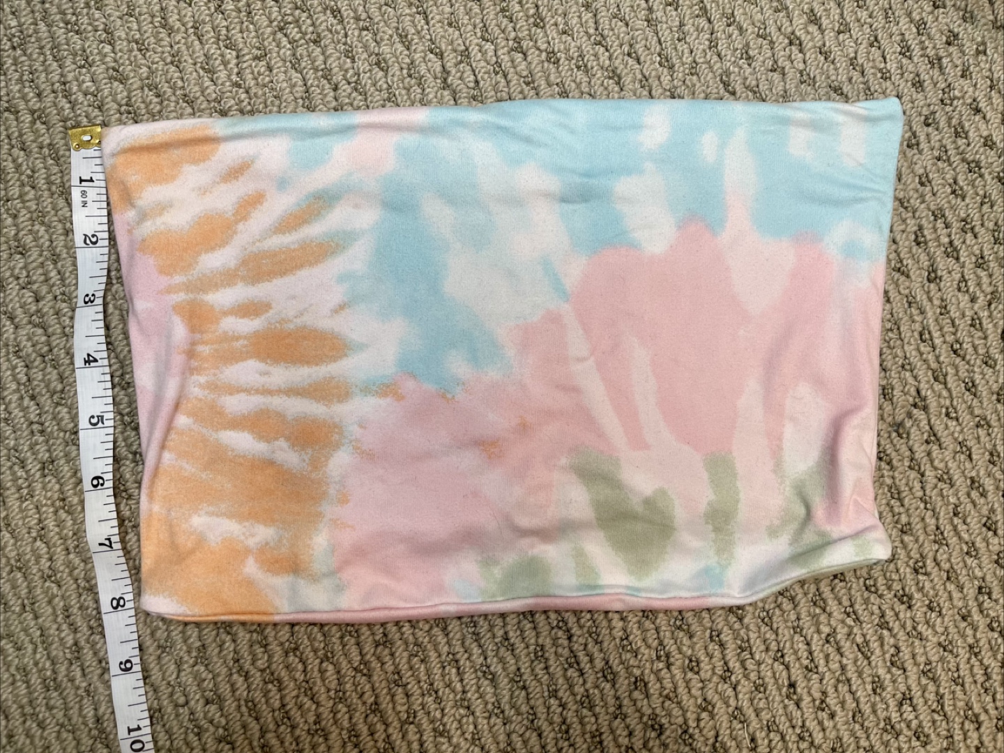 🇨🇦Tie-Dye cropped tube top - photo 5