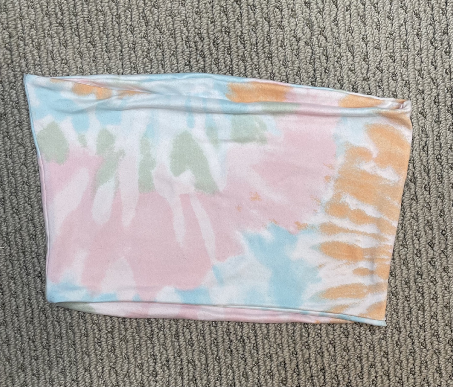 🇨🇦Tie-Dye cropped tube top - photo 2