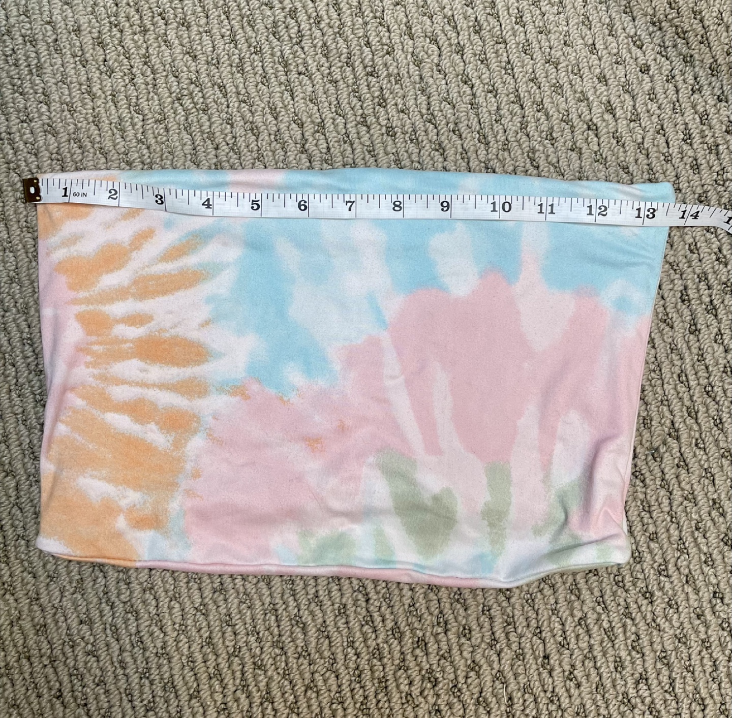 🇨🇦Tie-Dye cropped tube top - photo 4