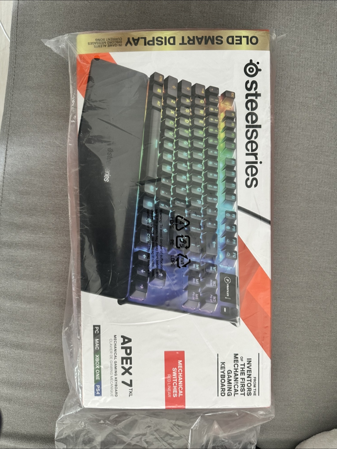 🇨🇦SteelSeries Apex 7 TKL Mechanical Gaming Keyboard - NEW
