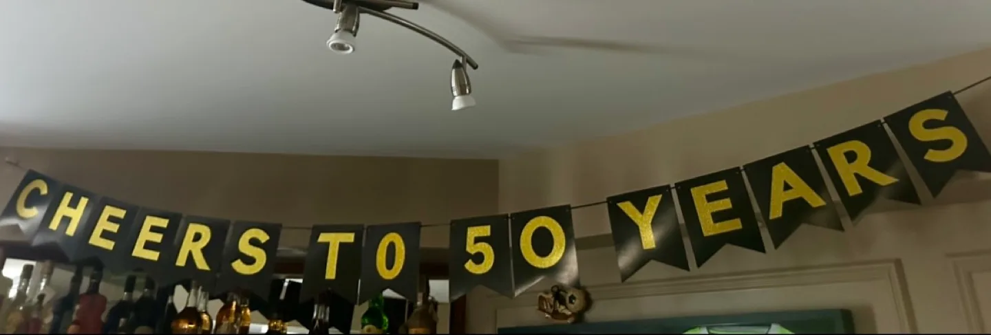 Cheers to 50 Years Banner thumbnail