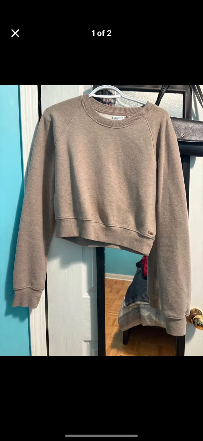 TNA Cozy Fleece Perfect Fit Sweatshirt - Size M thumbnail