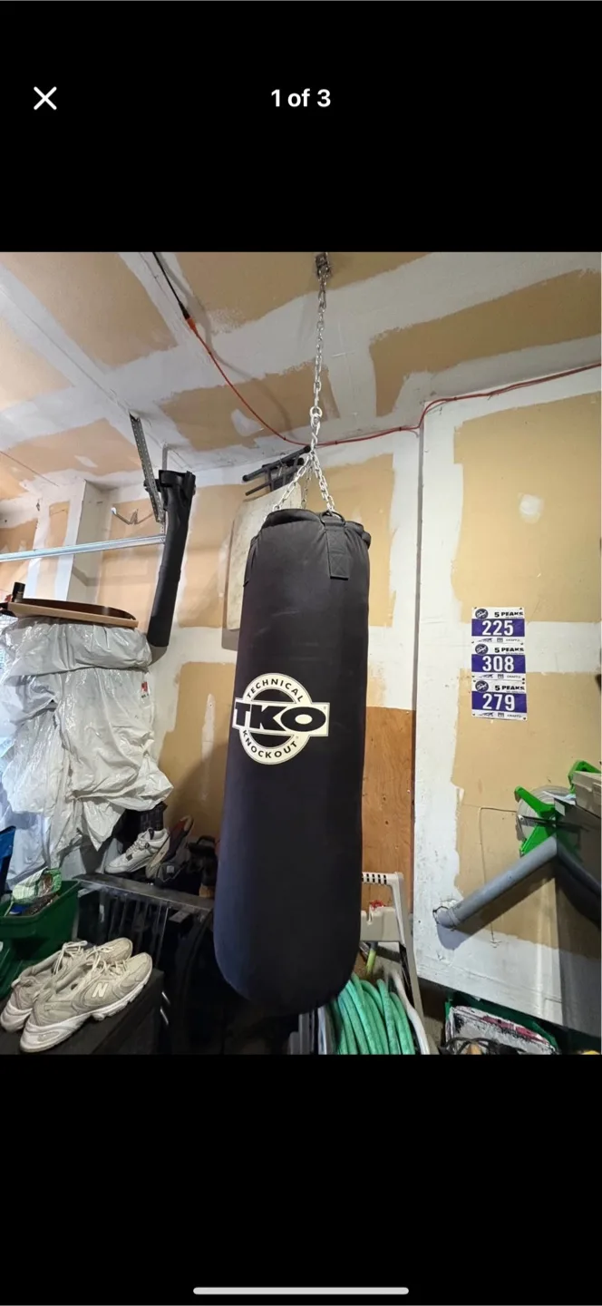 TKO Technical Knockout Punching Bag & Hayabusa Gloves thumbnail