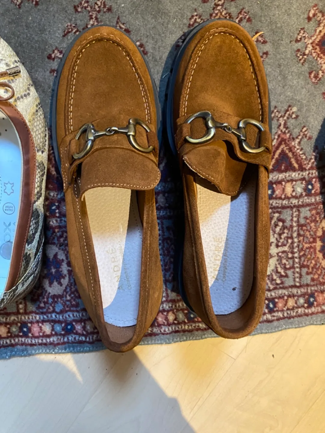 Brown Suede Loafers thumbnail