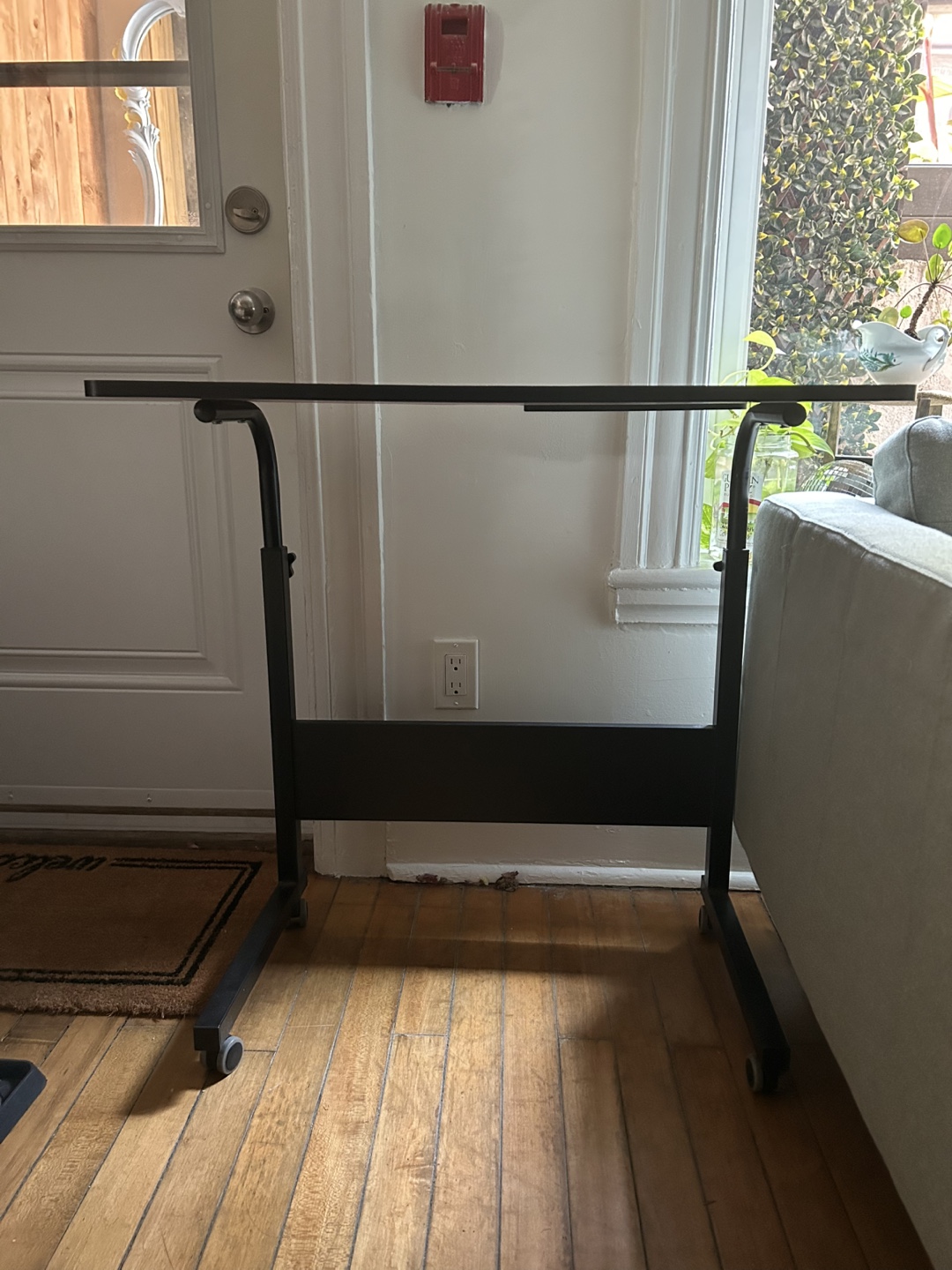 Adjustable Height Rolling Desk Table - photo 2