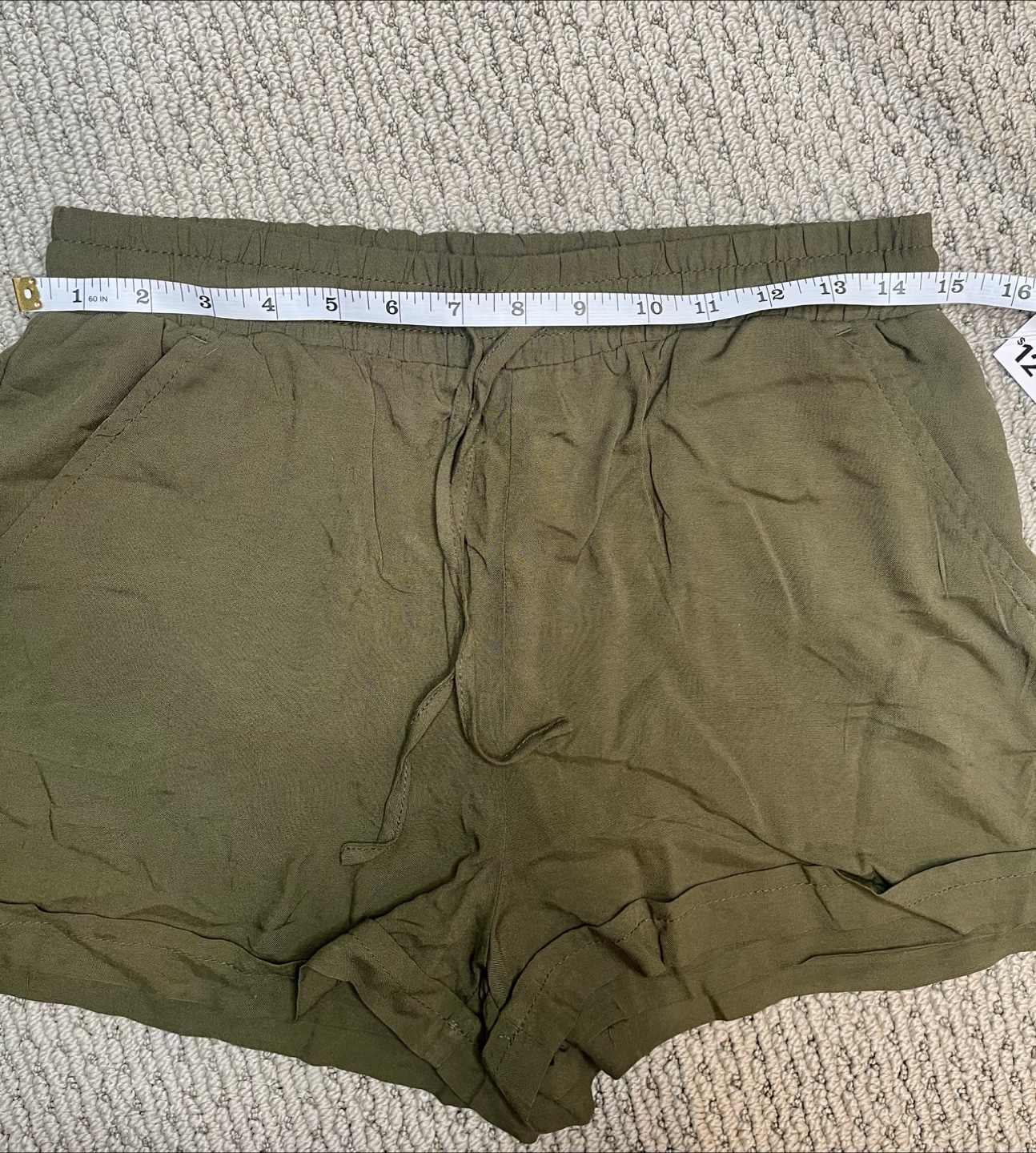 🇨🇦Basic Collection Olive Shorts - photo 4
