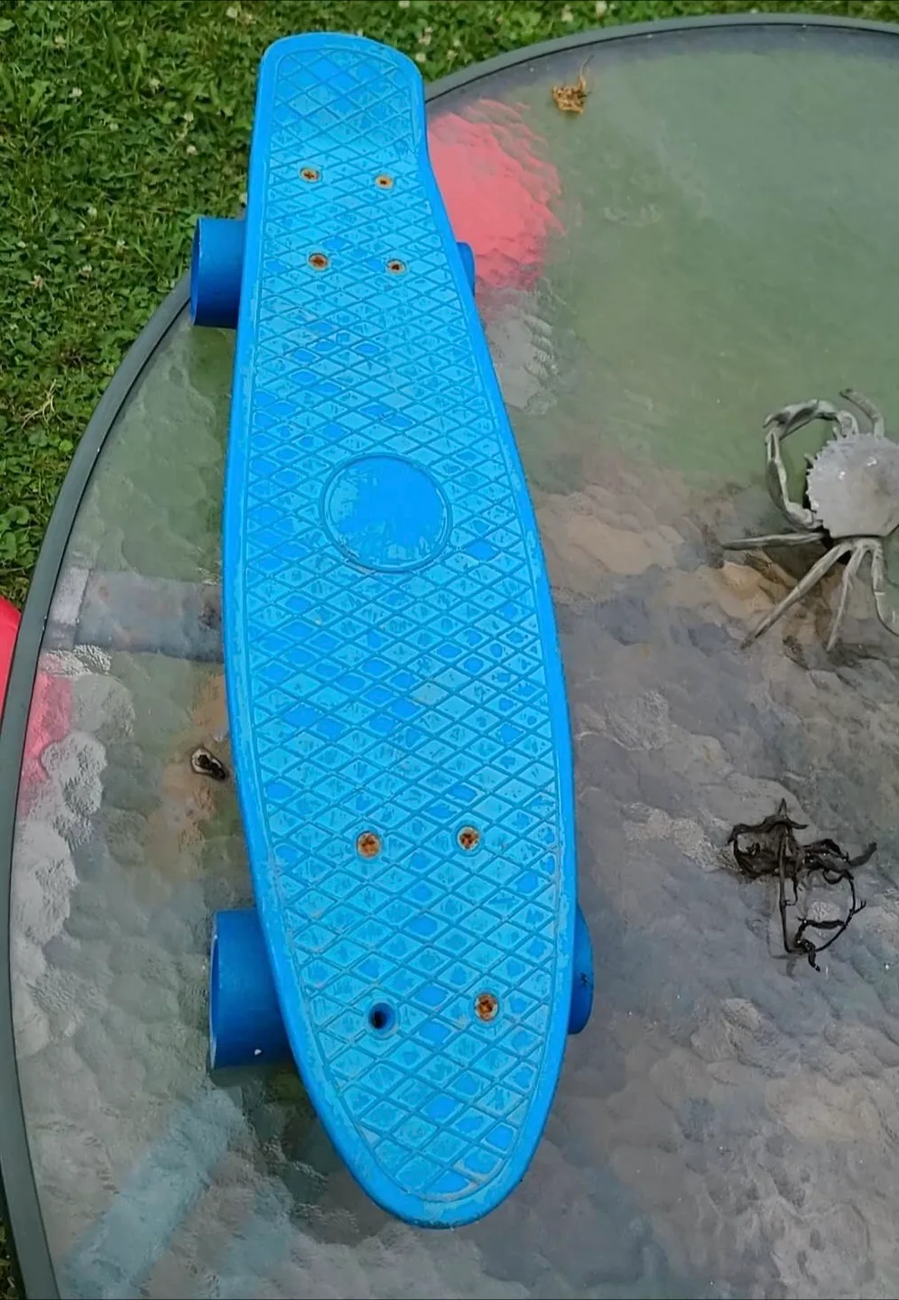Blue Penny Board Skateboard thumbnail