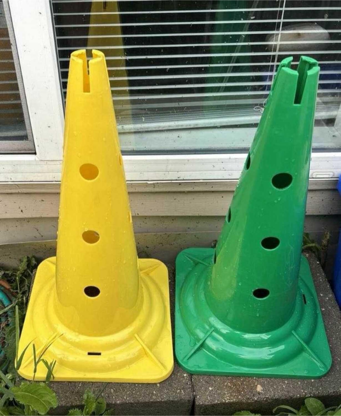 Traffic Cones - Yellow & Green