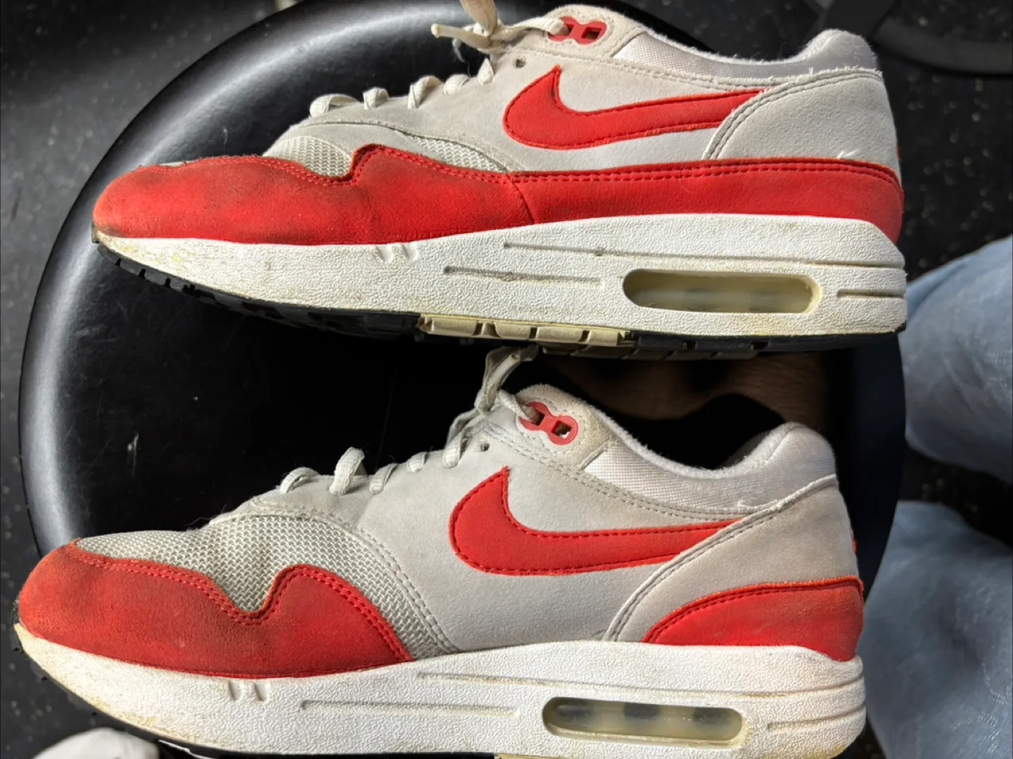 Nike Air Max 1 Red/White US 8 thumbnail