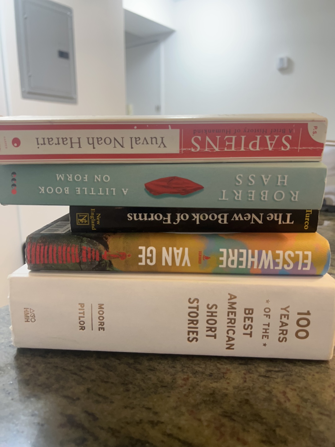 5 Books: Sapiens, Best American Short Stories, etc.