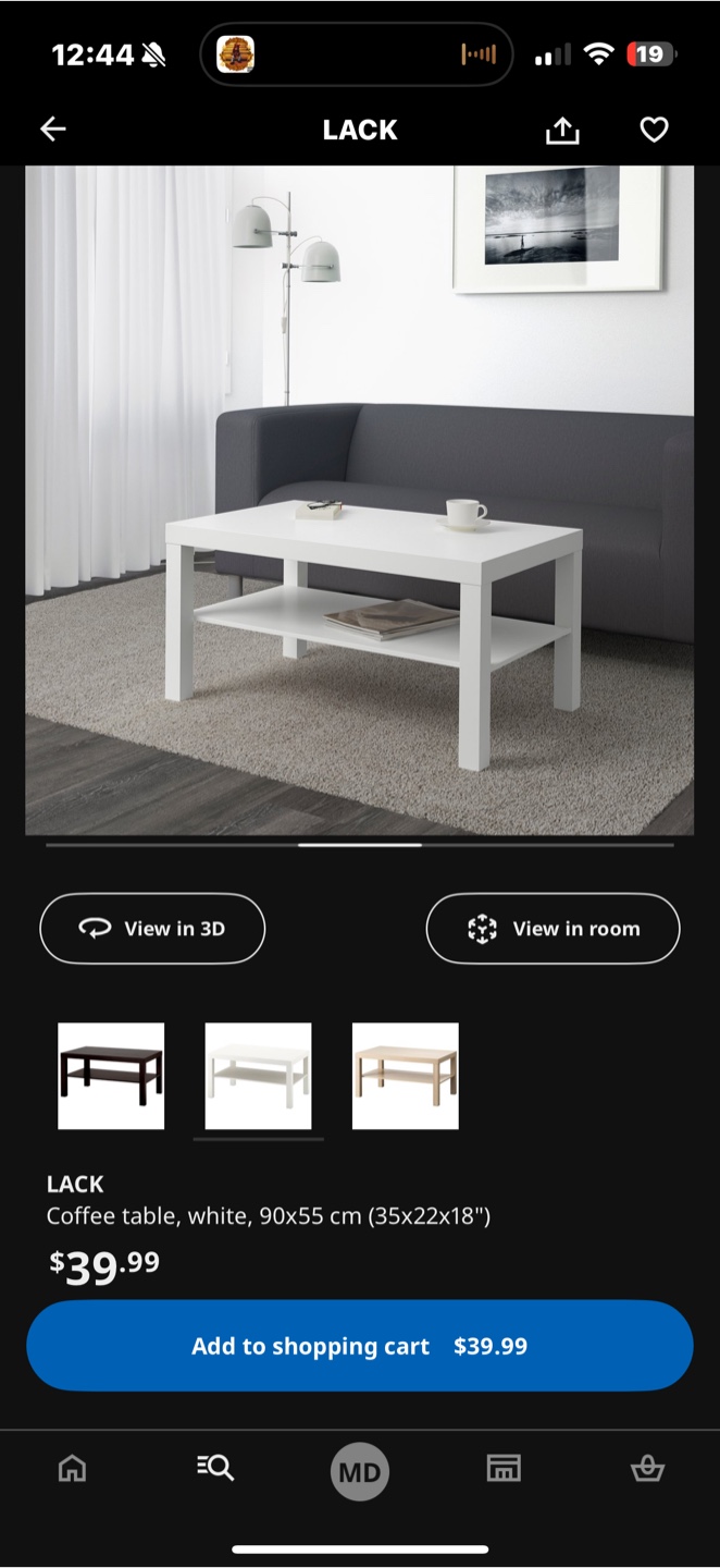 IKEA Lack Coffee Table White