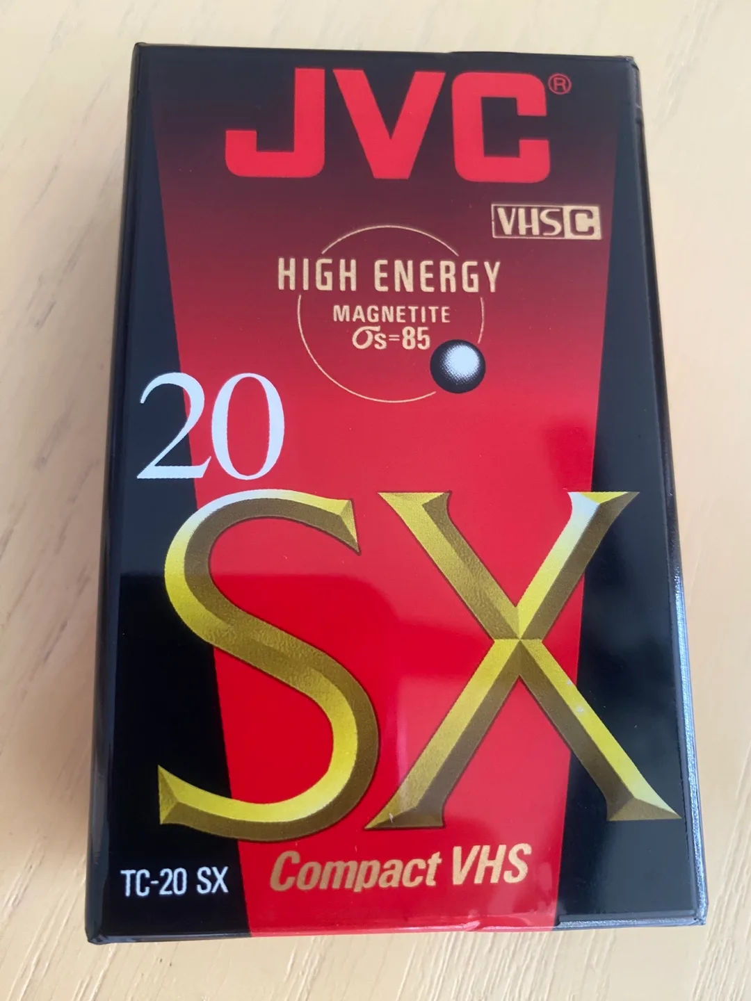 JVC TC-20 SX Compact VHS Cassette - New-Sealed $10 each thumbnail