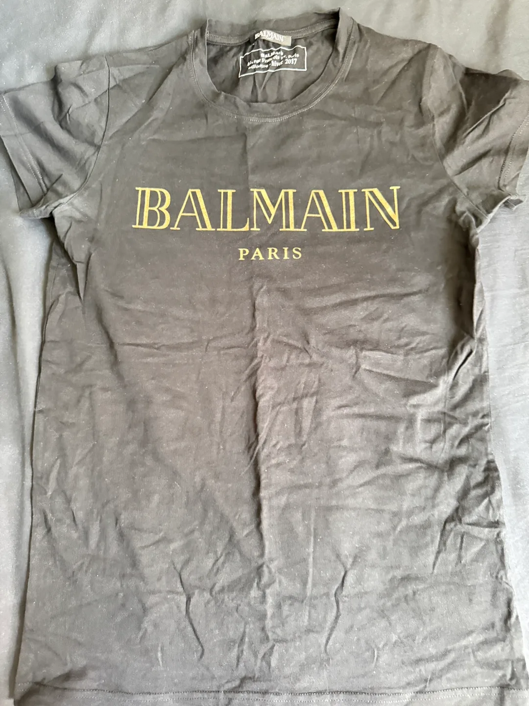 Balmain Paris Black T-Shirt - Size XS thumbnail
