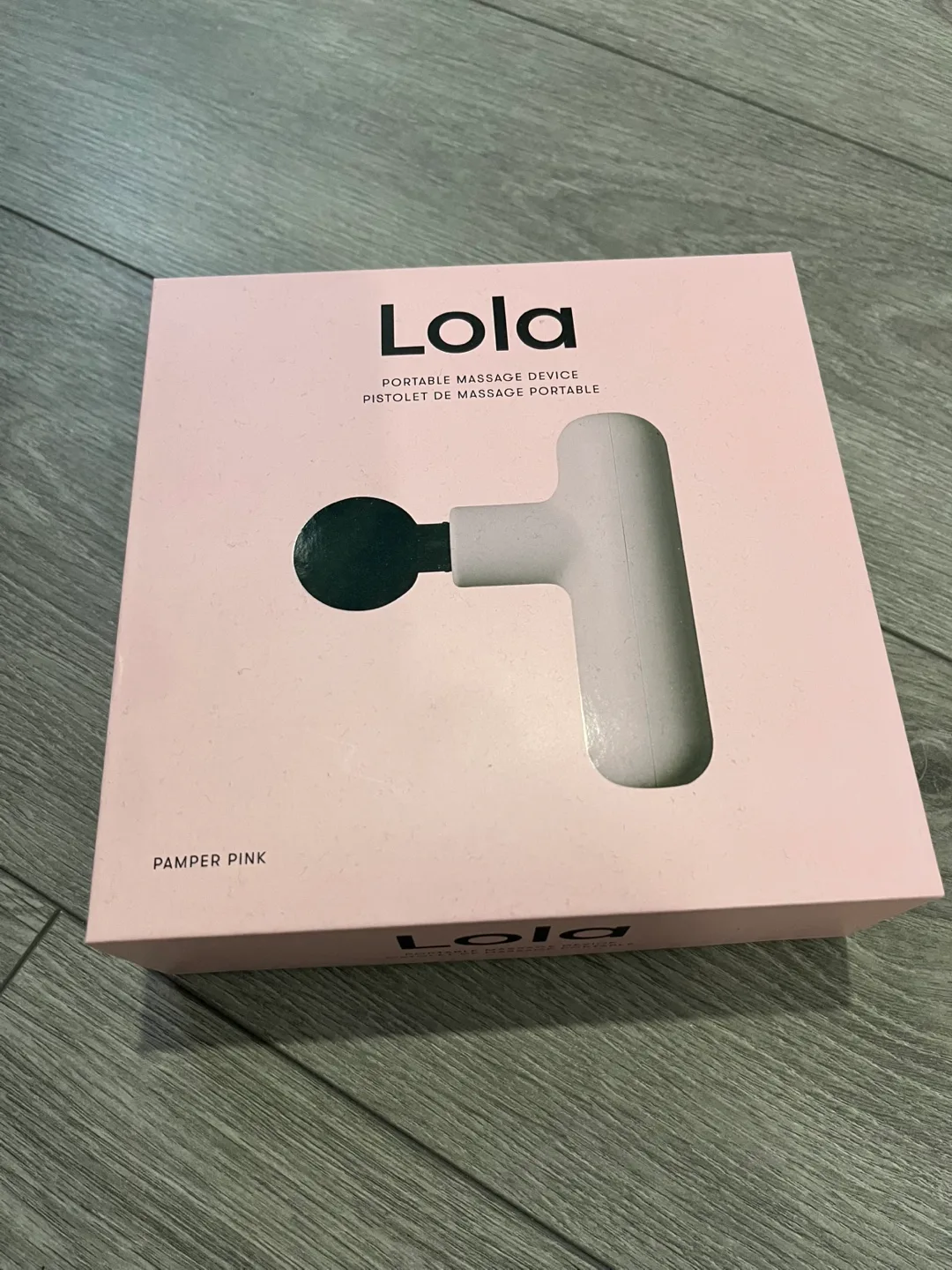 Lola Portable Massage Device - Pamper Pink - New in Box