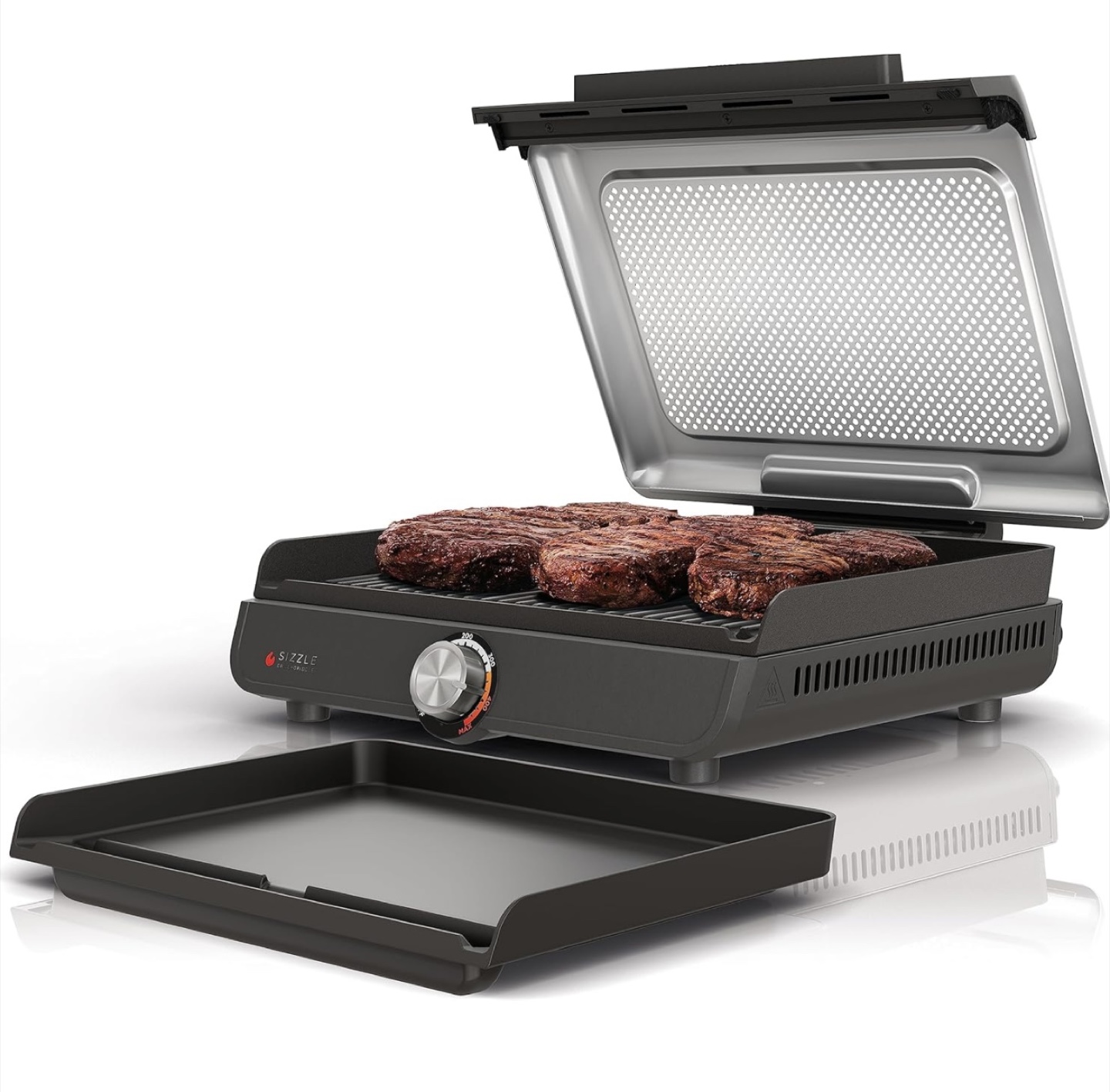 NEW Ninja Sizzle Smokeless Indoor Grill & Griddle