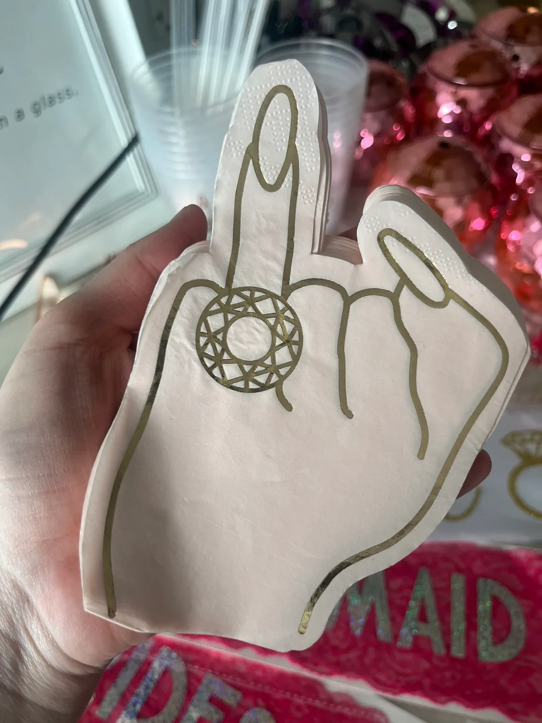 Bachelorette Party Napkins and cups thumbnail