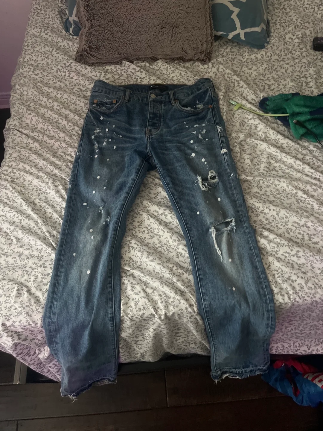 Purple Brand Distressed Denim Jeans thumbnail